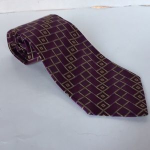 XMI Platinum tie Men's 100% Silk Tie Made In USA